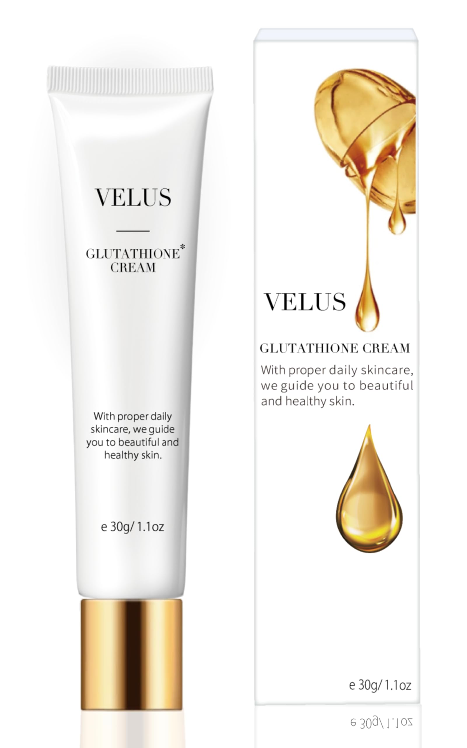 

VELUS Shiratama Moisturizing Gel with Glutathione, Salmon PDRN, Niacinamide, Panthenol, and Ceramide for Hydrated, Firm, and Luminous Skin