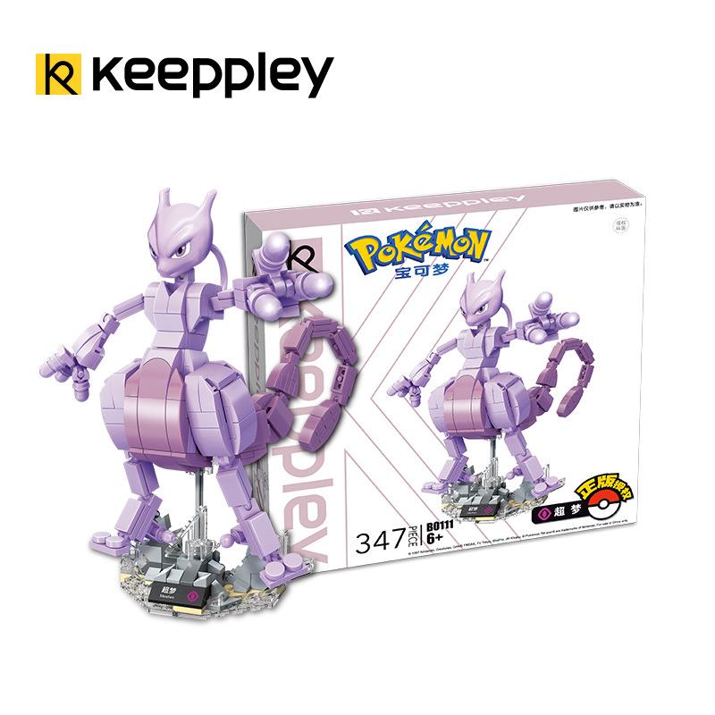 Keeppley Greninja Pokemon Bausteine Charizard Mewtu Turtok Montage 3D Modell Garados Mini Stein Figur Spielzeug für Kinder