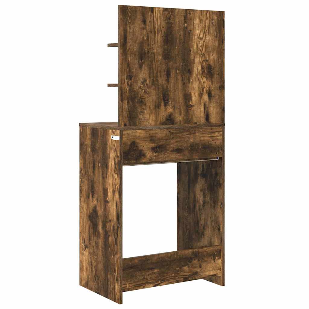 Bedroom Vanity Tables Smoked Oak 80 x 39.6 x 135 cm