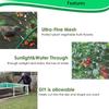 Reusable Green Anti Bird Protection Net 15mm Mesh Garden Plant Netting Protect Plants Fruit Trees From Bird Deer Poultry Fencing