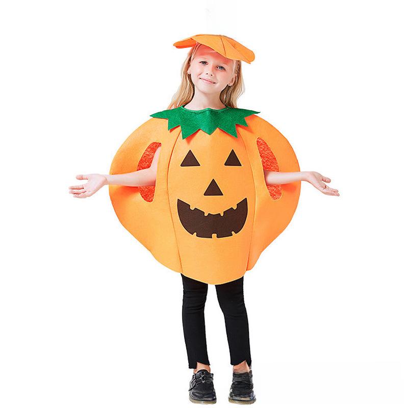Halloween Costumes: Pumpkin-themed Attire for Adults & Kids with Makeup, Hats & Show Clothes