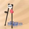 For Children Cartoon Animal Chopsticks Cute Bear Panda Elementary Learning Chopstick Baby Kids Training Tableware Food Sticks