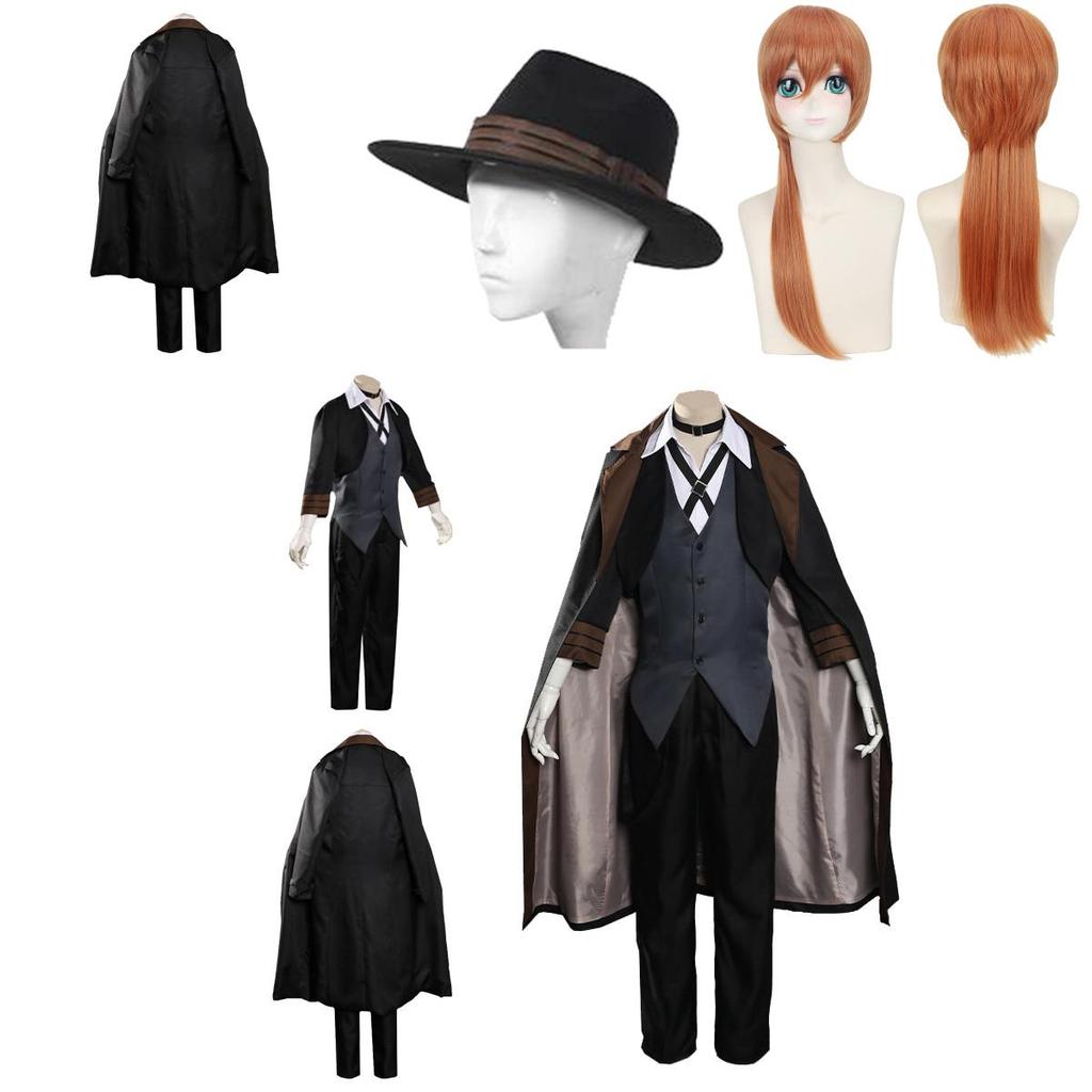 Bungo Stray Dogs Nakahara Chuuya Cosplay Costume Stylish Middle Ages Detective Attire