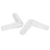 30PCS Set Durable 4MM Aquarium Air Tubing Splitter Transparent Straight Head 3 Way Adapter Plastic Air Valve Connector Fish Tank