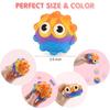 4 Pcs Pack Pop Balls 3D Silicone Cartoon Fidget Squeeze Balls, Pop Bubble Stress Ball Sensory Relieve Stress Fidget Ball Toy for Kid and Adult