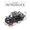 1/22 TOYOTA Tacoma Alloy Pickup Car Model Diecast Metal Off-Road Vehicles Car Model Simulation Sound and Light Children Toy Gift
