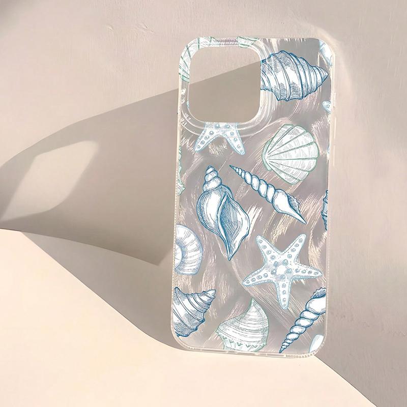 For Xiaomi Poco X6 5G Case Poco X6 Pro Seashell Starfish Pattern Phone Case for Mi 11 Lite NE 5G Poco X6 X3 X5 M6 Pro 4G Cover