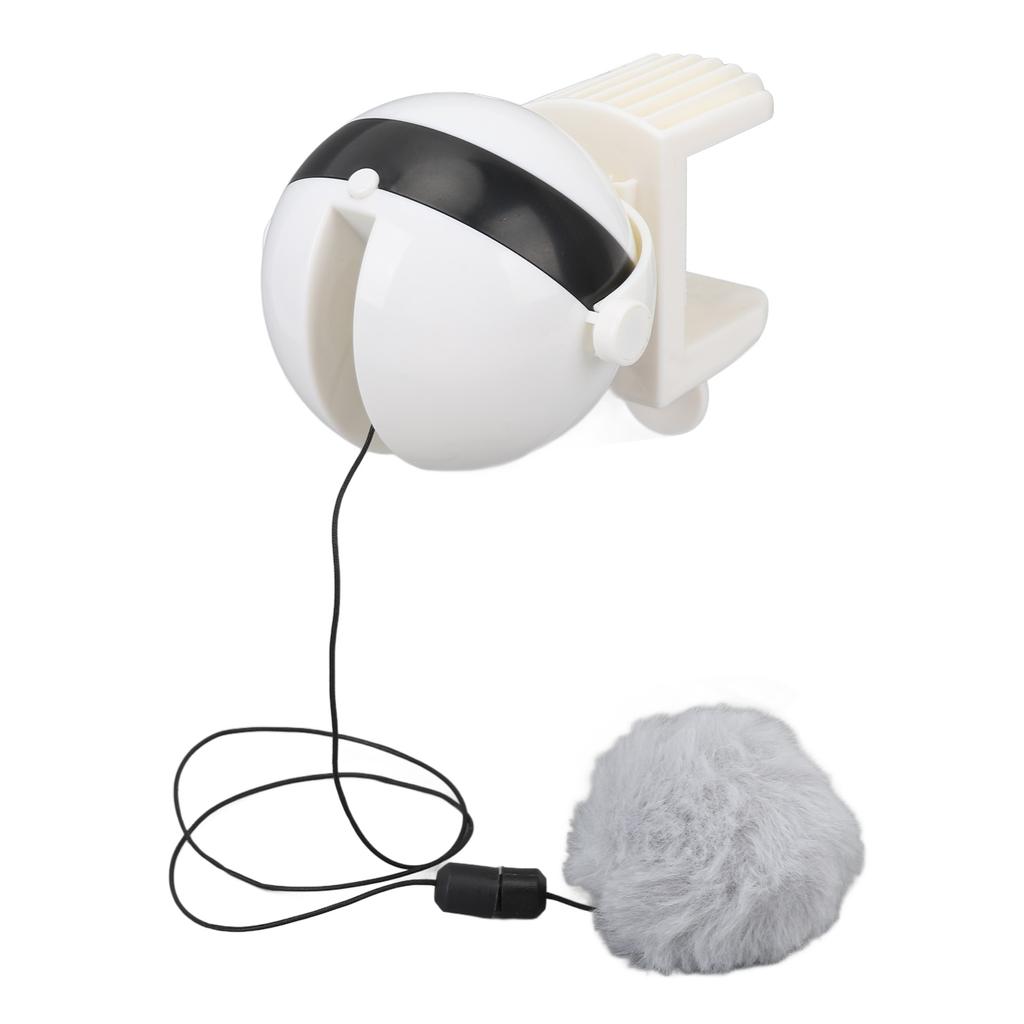 Cat Automatic Lifting Ball Interactive Adjustable Base Cat Retractable Rope Lifting Ball Toy for Hom