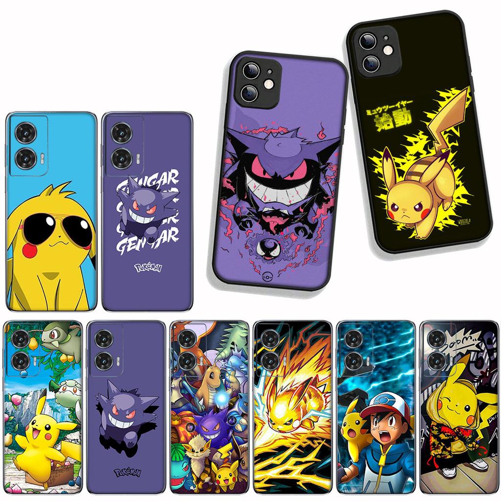 For Samsung Galaxy A07 A13 A12 A23 A50 A51 A52 A53 A70 A71 A72 A04 Note 20 9 8 10 Case GO Gengar Lovely P-Pokemons P-Pikachus