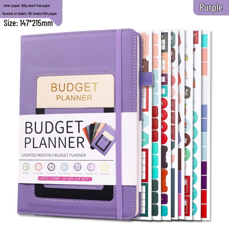 Undated Budget Book: Expense Tracker, Bill Manager & Financial Planner