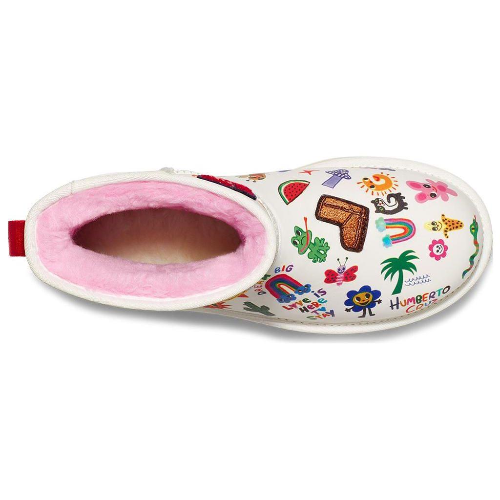 UGG Klasické platformové boty Pop Sketch Dámské tenisky Bílé 1153065-WHT
