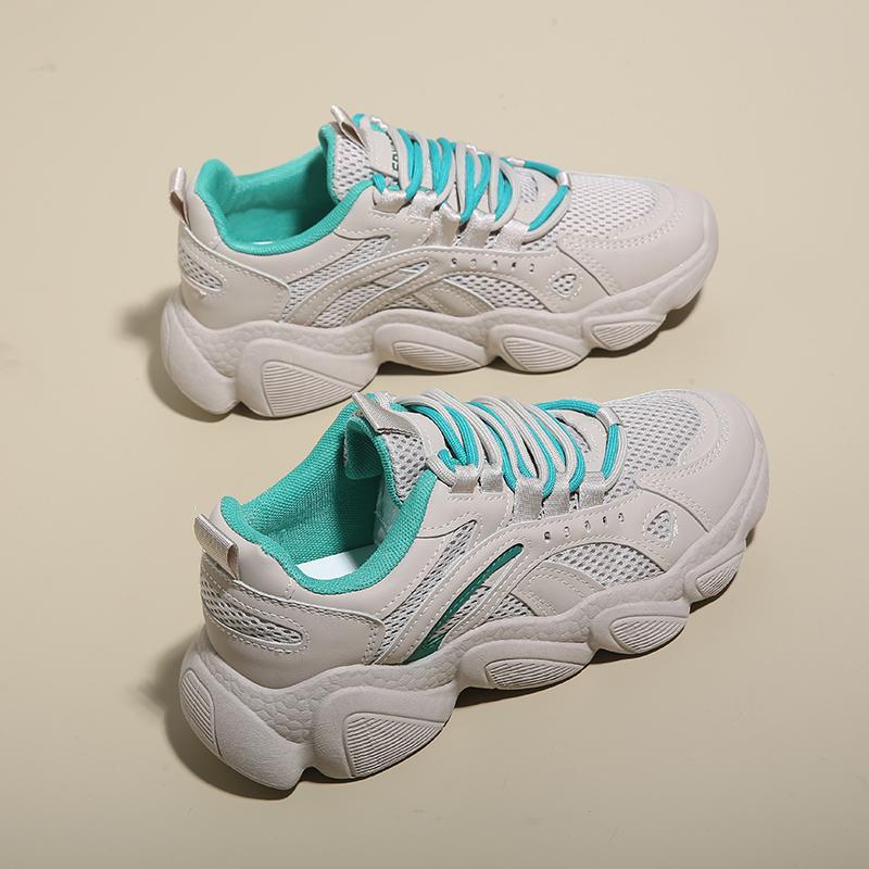 

Женские кроссовки Новая мода Массивные кроссовки Женские Уличные Теннисные Платформа Спортивная обувь для женщин Легкая Дизайнерская обувь 35 зелёный