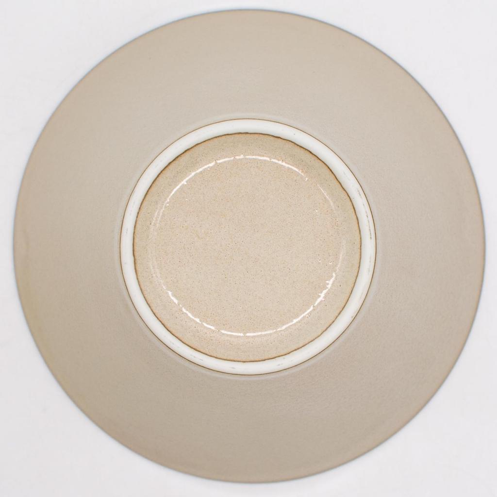 Äkta (riktig) Aito Seisakusho [Naturfärg] Skål, Tallrik, Fat, Porslin, Stor Ramenskål, Cirka 17cm Diameter x 9.4cm Djup, Grå, Mino