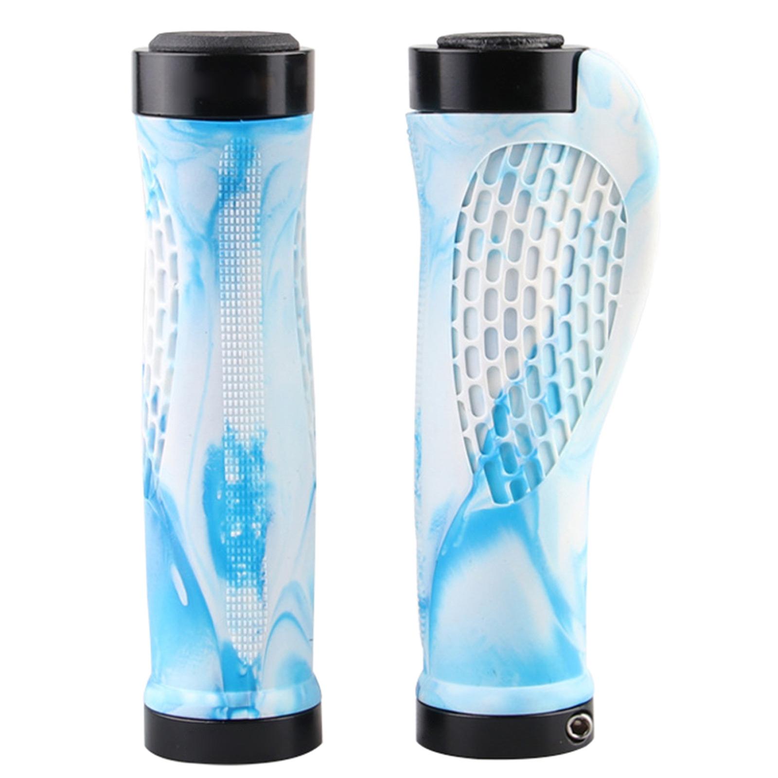 

Double Locks on Bicycles Handlebar Comfortable Nonslip Bilateral Locks Cycling Handle Grips Mountain Bike Handbar Grips 1