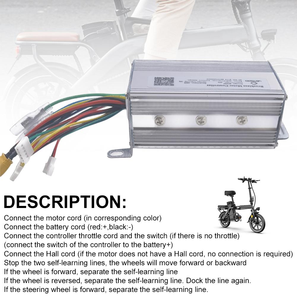 Kontroler do hulajnogi elektrycznej 36V 350W Bezszczotkowy 27km/h Maks. Prędkość Obsługuje Ogranicznik Tempomat dla Hulajnogi Xiaomi M365