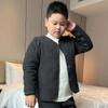 Kids' Plus Size Warm Cotton Jacket for Boys & Girls - Ideal for Autumn/Winter School Uniforms