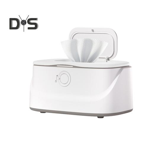 

Подогреватель салфеток с верхним подогревом из нержавеющей стали, 3 регулируемых уровня, световой индикатор, постоянная температура, диспенсер для детских влажных салфеток для больших отделений для салфеток белый