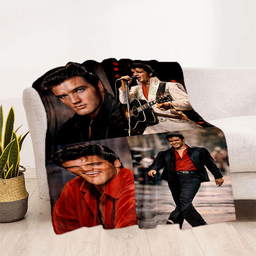 Elvis Blanket Warmthful Decor Suitable For Livingroom Chair Seaside For All Occasions Modern Ideal Gift For Friends Family Couples Picnic