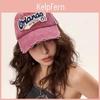 Cotton Hat Washed Punk Baseball For Men Women Hip Hop Letters Snapback Sun Visor Cap Hip Hop Dad Trucker Hats Couple Streetwear