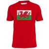 Pánské tričko s velšskou vlajkou v retro stylu Rugby Fotbal Šest národů Wales