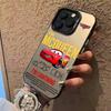 Custodia per Telefono Cars L-Lightnings McQueens 95 Per iPhone 17 16e 16 15 14 13 12 11 mini Pro Max X XR XSMAX Air Plus Anti Caduta Opaca