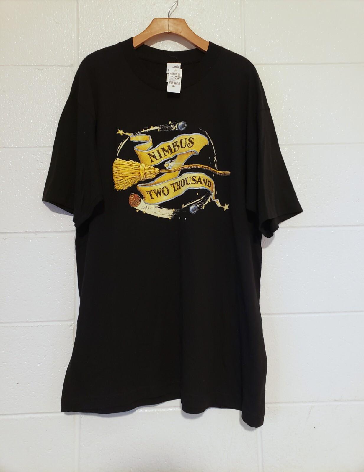 Vintage Harry Potter Nimbus 2000 Rare T-Shirt Movie Promo XL NWT Y2K  Unisex T-Shirt XL