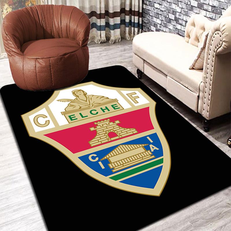 Elche club Pattern Rug Floor Mat for Living Room or Bedroom Soft and Comfortable Carpet a Gift for Birthday and Holiday.