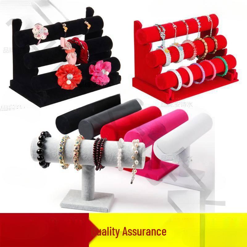Mini Velvet Hair Accessories Display Stand and Table