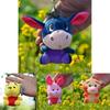 Adorable Cartoon Winnie The Pooh Keychain Plush Toy For Backpacks And Bags