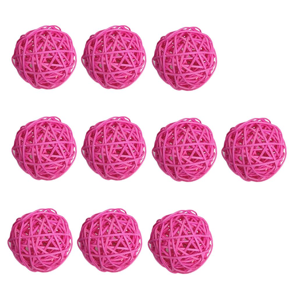 10x Weide Rattan Kugel Ranke Kugel Party Dekorationen Basteln Geschenke