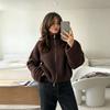 Women's Striped Color Block Knit Cardigan Sweater with Zipper Soft Casual Long Sleeve Relaxed Fit