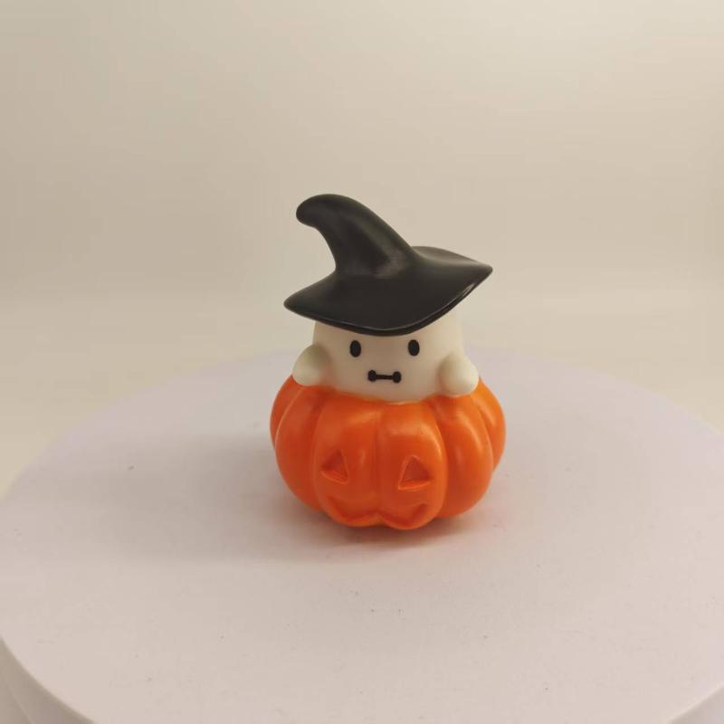 Halloween Pumpkin & Ghost Night Light Luminous Ornament Creative Decoration Party Decor Prop For Halloween Party Holiday Gift