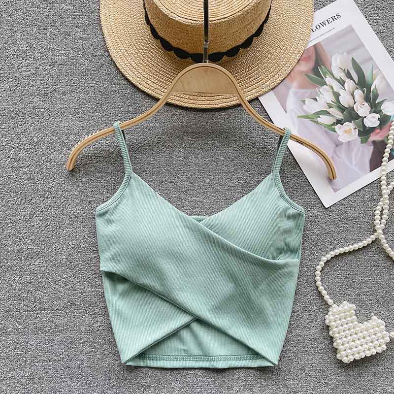 Irregular Casual Sport Camisole Women Strap Design Solid Fashion 2023 Y2K Elegant Ladies Chic Slim Tank Tops
