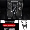 Interiérové obložení z uhlíkových vláken pro Volvo S60L/V60: Nálepky řadicí páky, stahování oken a výdechu vzduchu