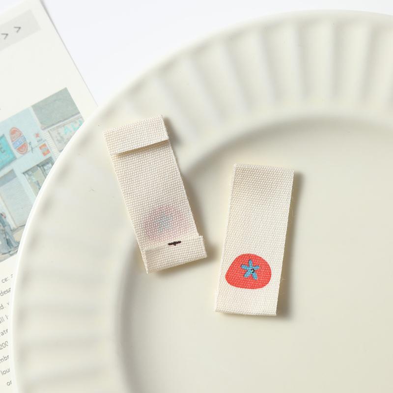 50Pcs Cute Cartoon Printed Polyester Sewing Labels, Ideal For Adding Personalized Decorative Markers To All Kinds Of Handmade