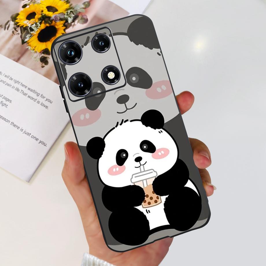 

For Infinix Note 30 30i 30 Pro Phone Case Back Cover Matte Slim Soft TPU Silicone Bumper Child Fashion Cartoon Pattern Fundas Note 30 VIP