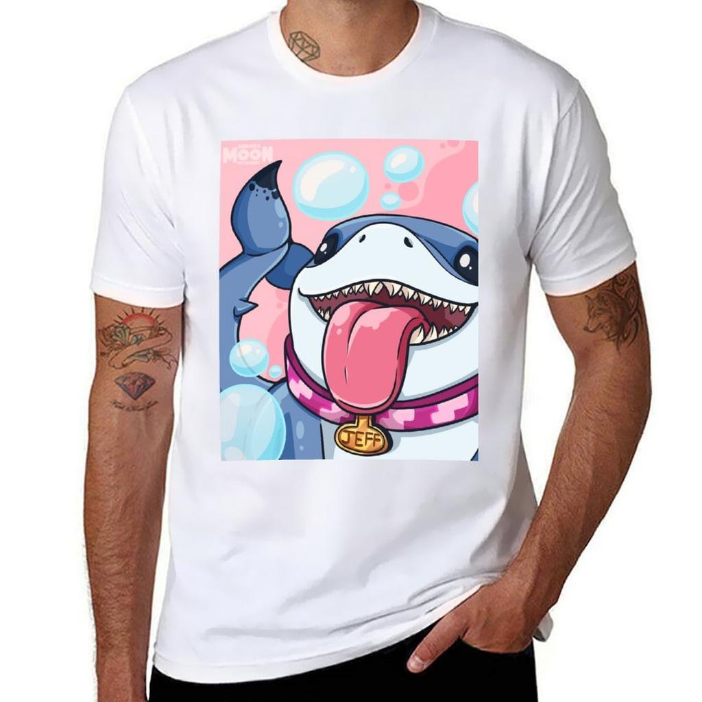 Jeff The Land Shark Tshirt Plus Size Quick Dry Sports Tee