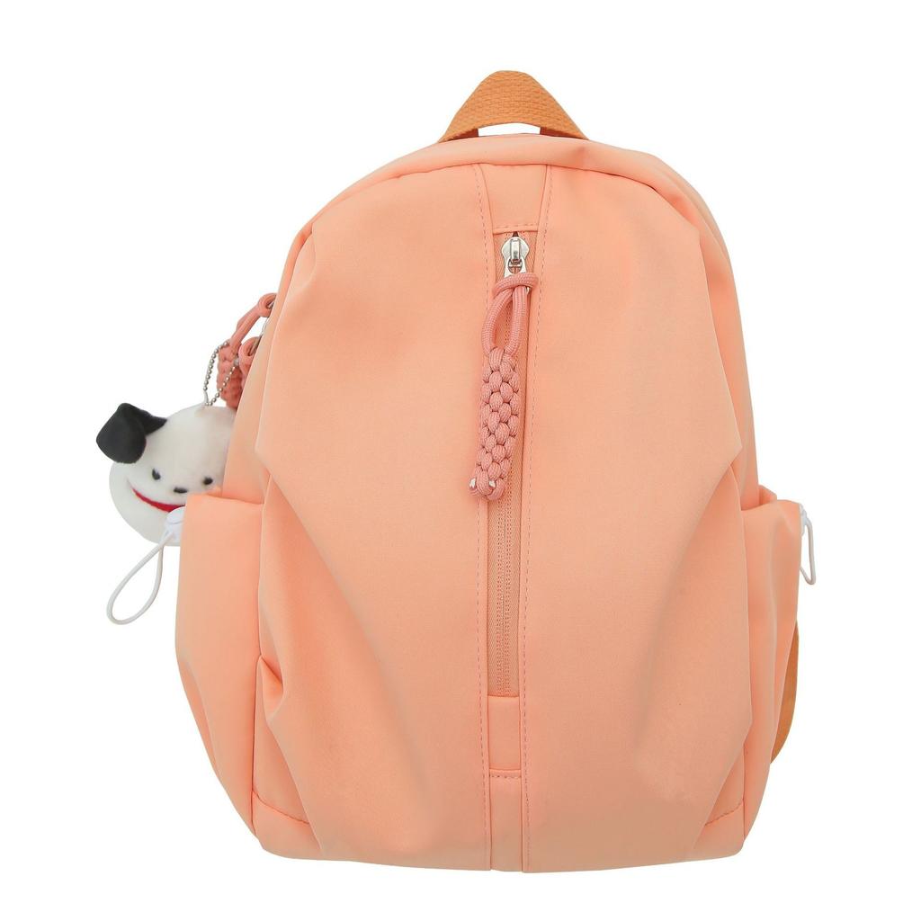 Dopamine Solid Color Simple Small Backpack Spring Japanese Small Fresh Girl Soft Girl Backpack