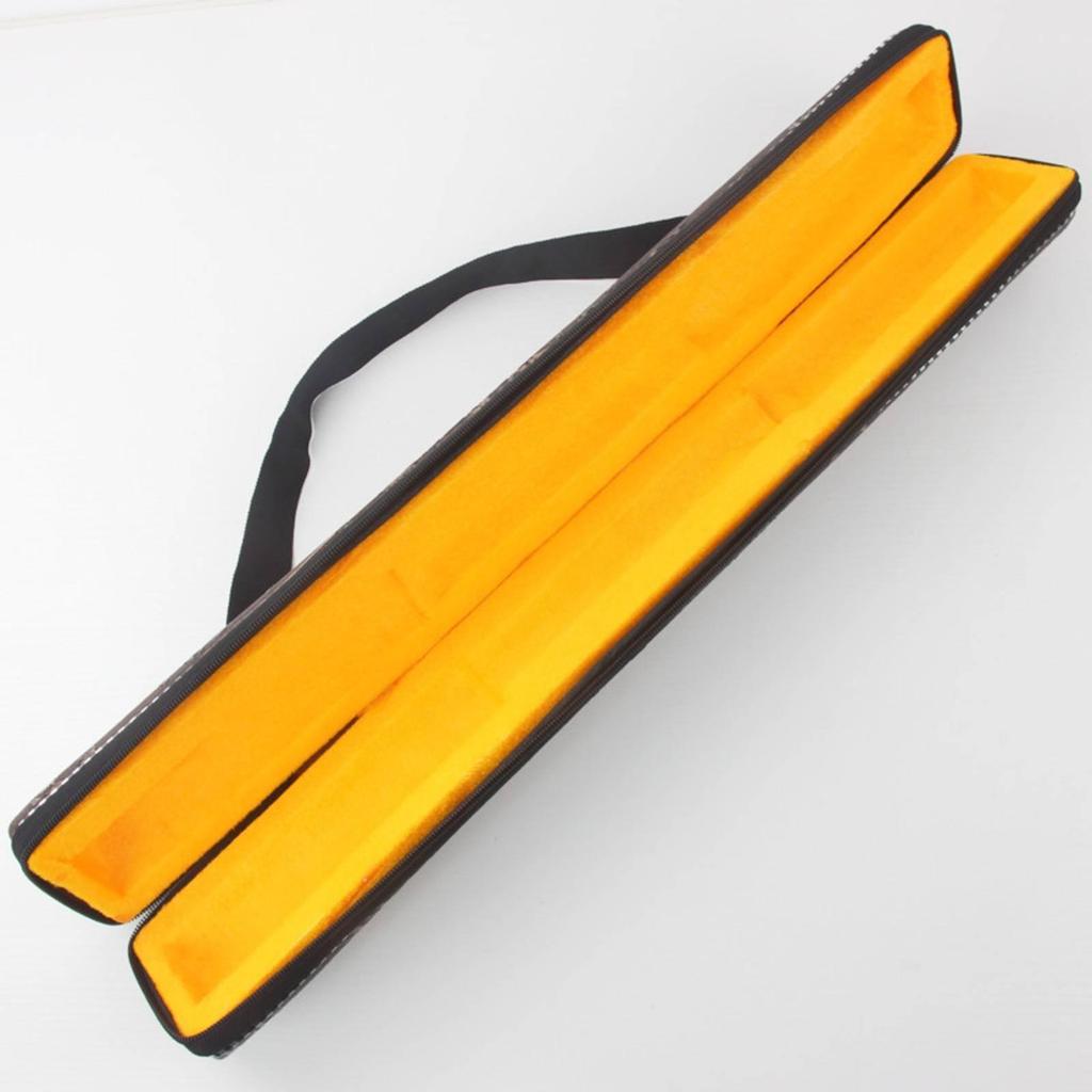 Zippered Bawu Instrument Case Guarding Padded Portable for Instrumentalists, Travel,