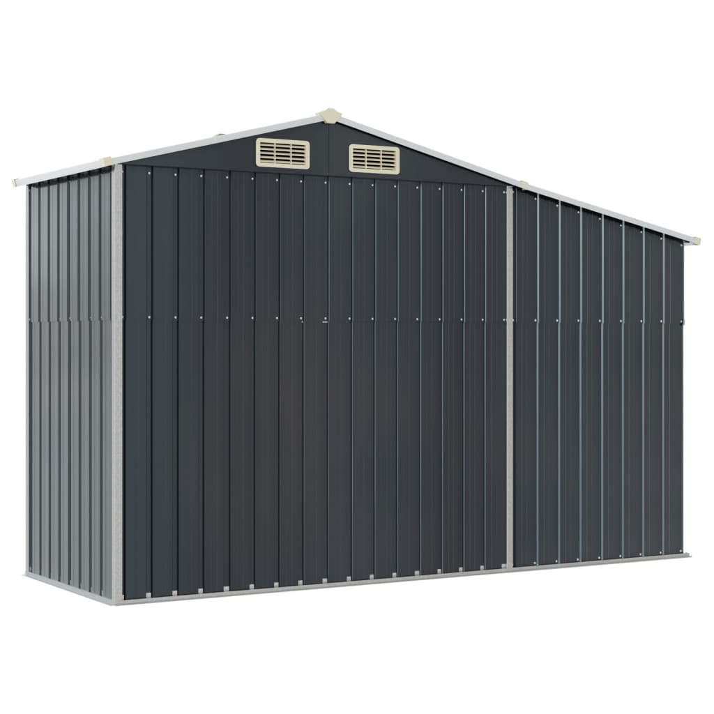 Vidaxl Gartenhaus, Anthrazit, 277X93X179 Cm, Verzinkter Stahl