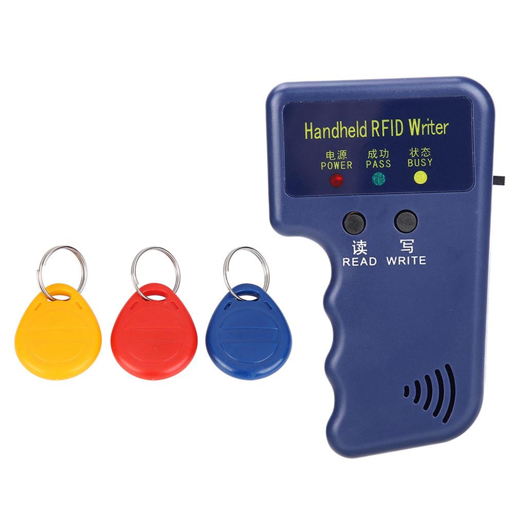 Buy RFID Reader Writer Duplicator Key Copier Handheld For Hotel 125KHz ...