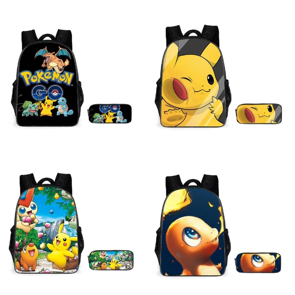 Lightweight Pokemon Backpack Perfect For Boys And Girls With Multiple Compartments