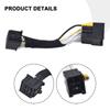 Camera Harness Adaptor ABS Anti-corrosion Wear-resistant Easy To Use For Ford SYNC2.5 Replacement Installation