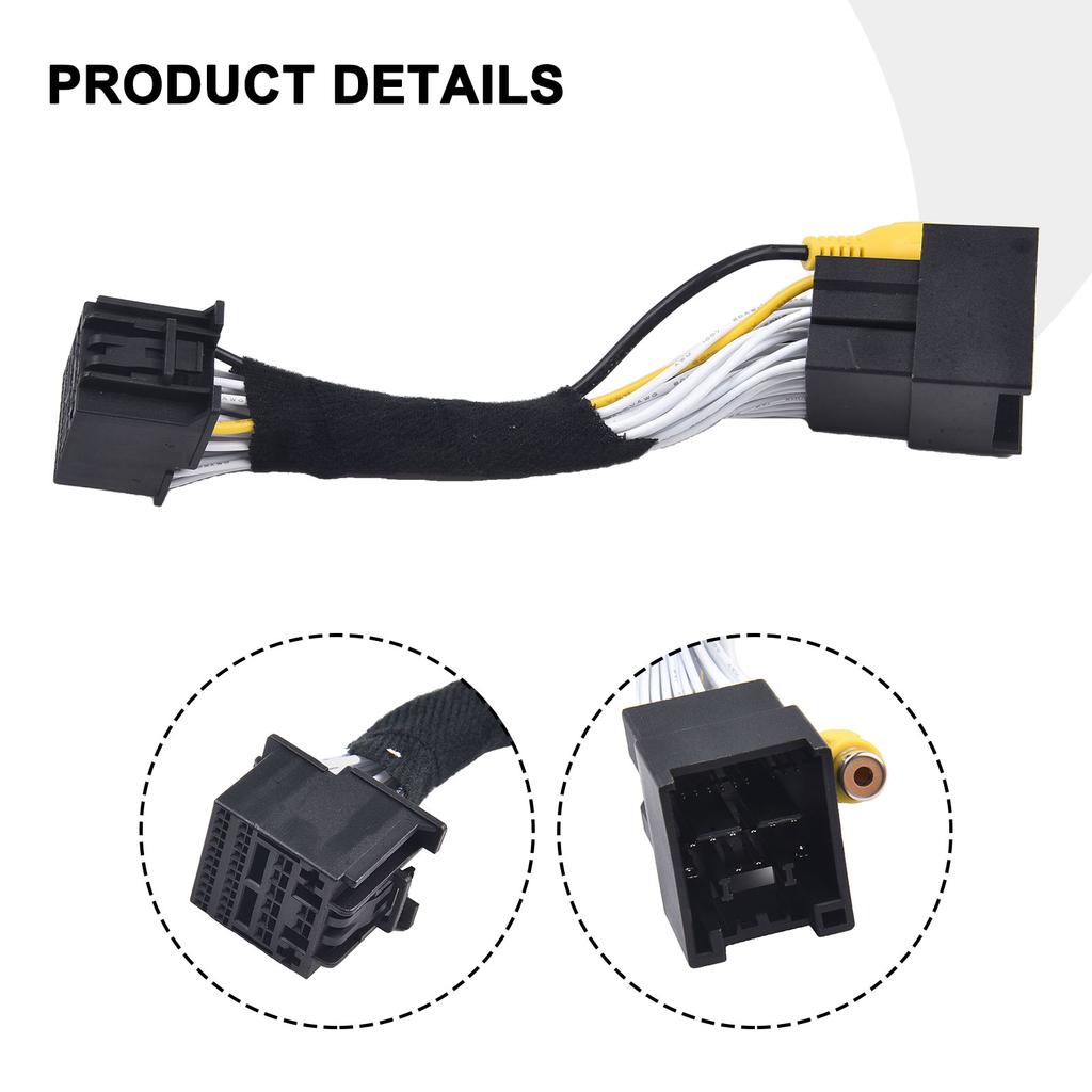 Camera Harness Adaptor ABS Anti-corrosion Wear-resistant Easy To Use For Ford SYNC2.5 Replacement Installation