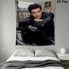 Carlos Sainz Wall Tapestry Aesthetic Wall Hanging Printed Fabric Blanket Decorative Tapestries for Bedroom Living Room Home Decor