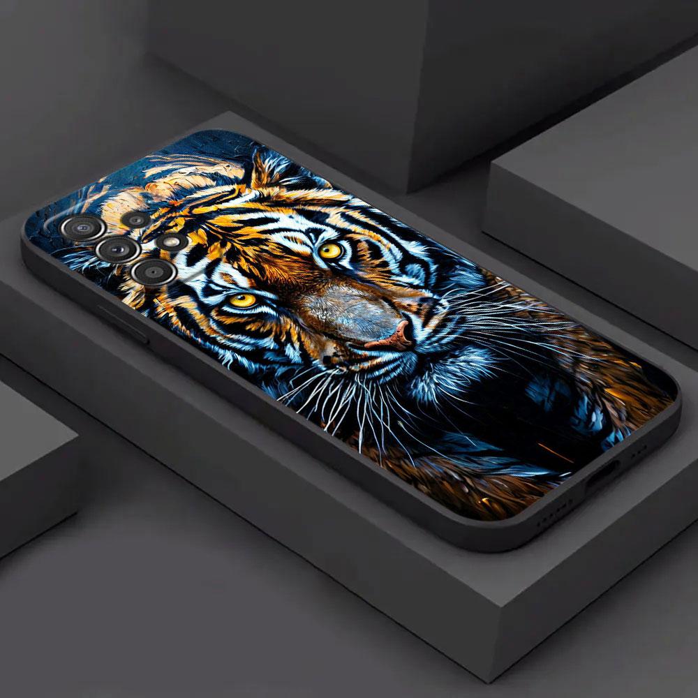 

Tiger Animals Cool For Samsung Galaxy A56 Case A54 A52 A53 5G A36 A34 A35 A33 A32 A50 A72 A73 A26 A25 A16 Phone Case Soft Cover Samsung A51 4G