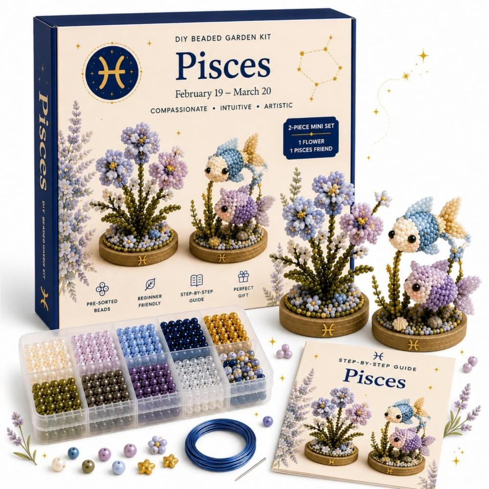 Interaktives Montage-3D-Perlen-Set Bunte Perlen Perlenstickerei-Set DIY-Perlenbastelset Für Erwachsene