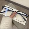 High Definition Half Frame Myopia Glasses Retro Men Women Near Sight Clear Eyeglasses Transparent Blue Light Blocking Eyewear