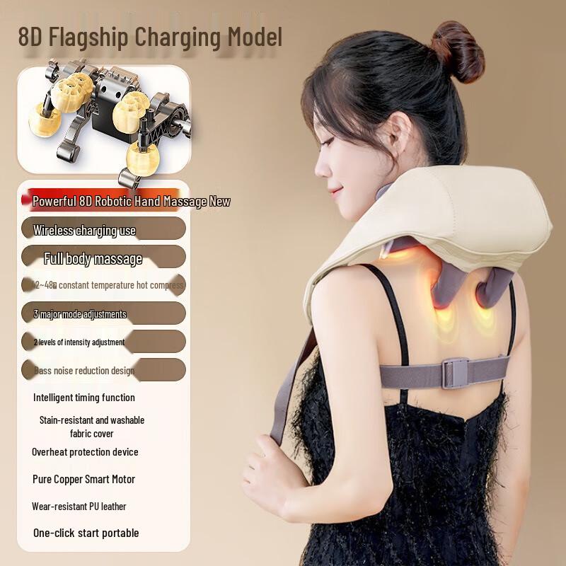 

Portable Rechargeable Shoulder and Neck Massager