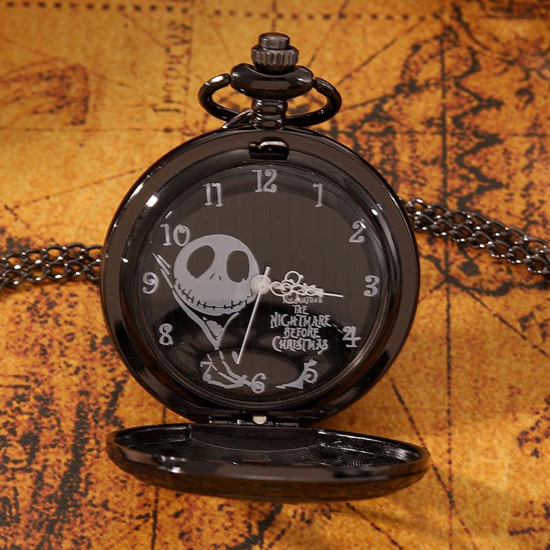 Retro Fashion Men's Black Pocket Watch Men Quartz Pocket Watch,ideal Choice for Gifts Men & Women